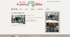 Desktop Screenshot of degroeneolifant.nl